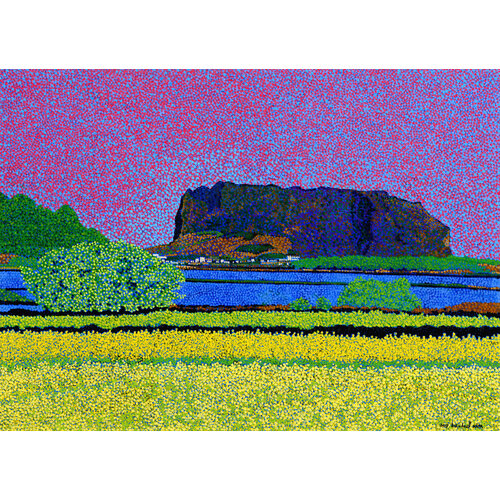 the scenery of Jeju island